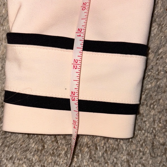 Elle Pink Double-Breasted Coat with Black Trim - Picture 17 of 17